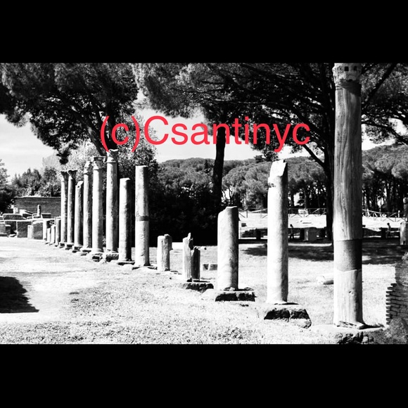 Columns of Pompeii - Photo w/ Mat and Frame 11x14 - Picture 5 of 5